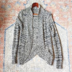 Charlotte Russe | Black & White Marled Sweater